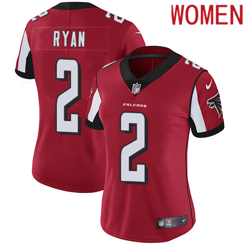 2019 Women Atlanta Falcons 2 Ryan red Nike Vapor Untouchable Limited NFL Jersey
